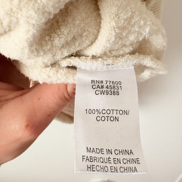 Chaser Santa Monica Club Pullover Sweater Oatmeal Cream Size Medium - Picture 6 of 6